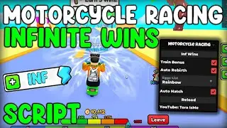 [🏆INF] Motorcycle Racing Script - Infinite Wins, Auto Hatch Eggs Roblox 2025