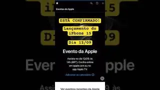 Agora sim! #apple #iphone15