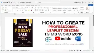 Project Design In Ms Word For Beginners 