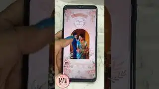 Floral Pink Wedding Card || South Indian Wedding Invitation