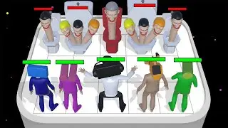 MERGE TOILET: Monster Battle - Skibidi Toilet (vs) Camera Battles 