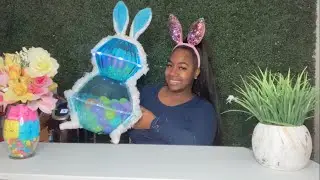TRENDING DOLLAR TREE DIY EASTER BUNNY PROJECT