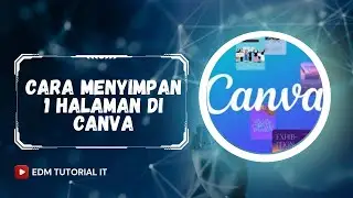 CARA MUDAH MENYIMPAN 1 HALAMAN DI CANVA