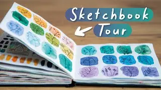 Art Journal Flip Through // Sketchbook Tour