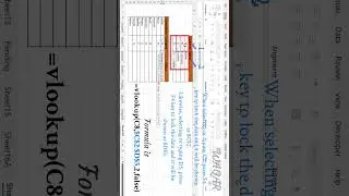 How to use VLOOKUP Formula with ISBLANK and IF condition with Data Lock