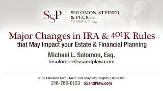Major Tax Changes - Michael Solomon
