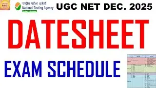 ugc net dec 2025 exam schedule subject wise | ugc net december 2025 date sheet 