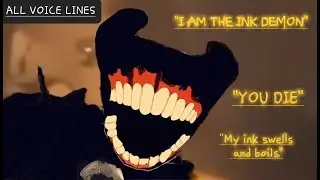 ALL Ink Demon Voice Lines In Bendy and The Dark Revival