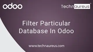 Filter Particular Database In Odoo | Odoo ERP