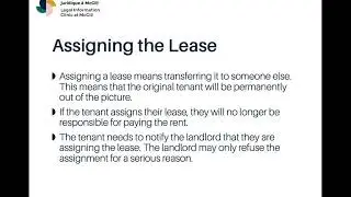 LICM Know your rights | Tenancy