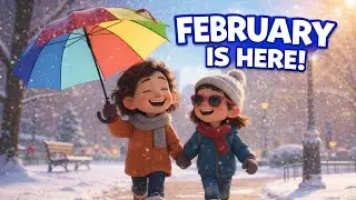 February Song for Kids 📅❄️ | Months of the Year Song | Preschool Learning Music