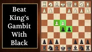Chess Opening King's Gambit AS BLACK!