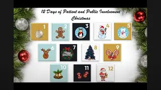 12 Days of Patient and Public Involvement Christmas video
