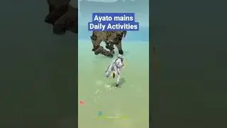 Ayato mains Daily Activities - Genshin Impact