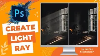 how to create  Light ray and sun ray effects in 