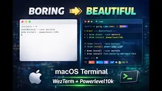 My Ultimate macOS Terminal Setup 🚀 | WezTerm + Powerlevel10k (2026 guide)