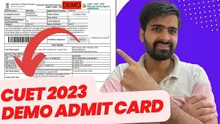 Cuet Admit Card 2023 Demo: Check Here!How to download CUET 2023 admit card.