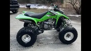 Forgotten ATV -Kawasaki KFX400 | Carb Clean, New Parts | Trading up from Yamaha Bear Tracker Project