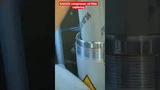 KAESER compressor oil filter replacing