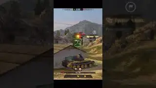 Как 70% ИГРОК выживает и ТАЩИТ без ХП против ПТ-САУ #wotblitz #tanksblitz #shorts