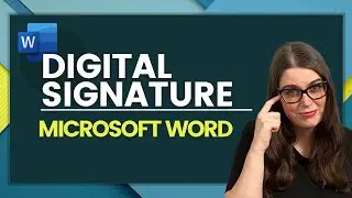 How to Create a Digital Signature in Word