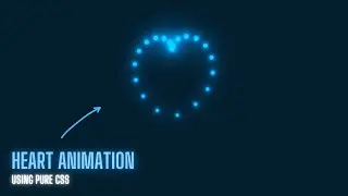 Heart Animation Using Pure CSS With Source Code | CSS Animation Tutorial