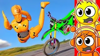 Reacting to DRIVING Accidents! (BeamNG Drive)