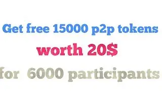 GET free 15000 AirP2P tokens Airdrop