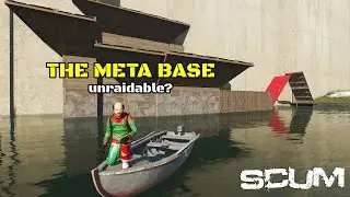SCUM base building on the wall -  lockpick proof base