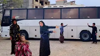 Abbas's sadness over his father's departure on a long journey to his relatives