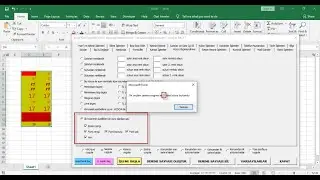 Excel Özel İşlemler Menüsü - Biçimli hücreleri sayma özelliği