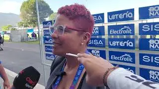 La DT de Guatemala, Karla Alemán, luego de la goleada sobre Haití 3-1 en Juegos C.A. y del Caribe.