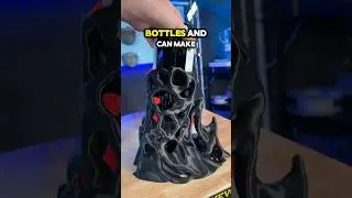 Supportless 3d printed bottle holder design
