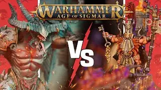 Fyreslayers vs Slaves to Darkness | Age Of Sigmar Battle Report
