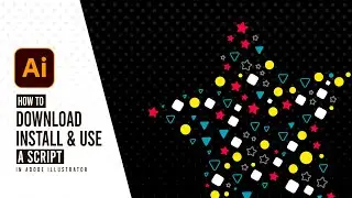 How to Download, Install and Use a Script in Adobe Illustrator | 2024