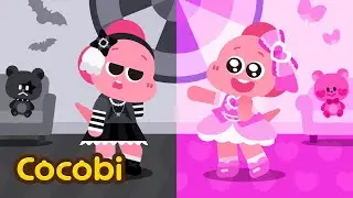 ¡Rosa vs Negro!💗🖤Canciones para Niños | Kids Songs | Cocobi