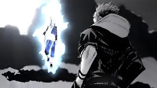 Sukuna vs Momoshiki manga animation