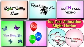 Top +10🔥 Text Effect Alight Motion Present link ll Text Effect Present link ll Alight Motion