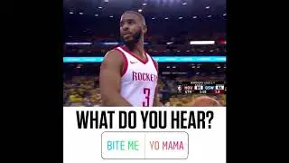 What did chris paul say to this warriors fan ?