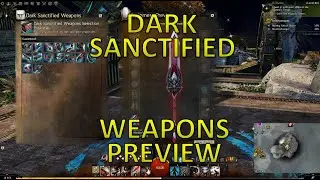 GW2 - Dark Sanctified Weapons Preview (Wizard's Vault Reward)