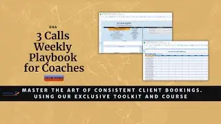 Book 3 Calls Weekly Playbook for Coaches