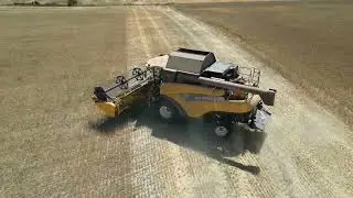 New Holland Cr 9070 cosechando en Castilla León 2023.