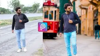 New Realistic Photo Editing🔥|How To Set Our Photo In Background|PicsArt Realistic Photo Manipulation