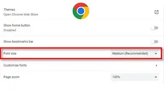 How To Change Font Size In Google Chrome - Adjust Text Size