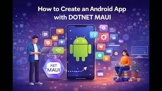 How to Create an Android App with  DOTNET MAUI Step by Step  explain