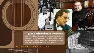 Guitar TAB - Jaime Mirtenbaum Zenamon : Recuerdo  | Tutorial Sheet Lesson #iMn