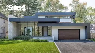 The Sims 4 | Renovated Suburban Modern Family House | No CC | Speed Build