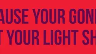 Let Your Light Shine Lyric Video
