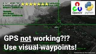Ground landmark waypoints tracking | AI Computer Vision Target Tracking Tech for Autonomous Drone