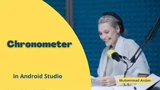 Chronometer create your own in Android Studio